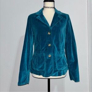 Sundance Teal Velvet Blazer